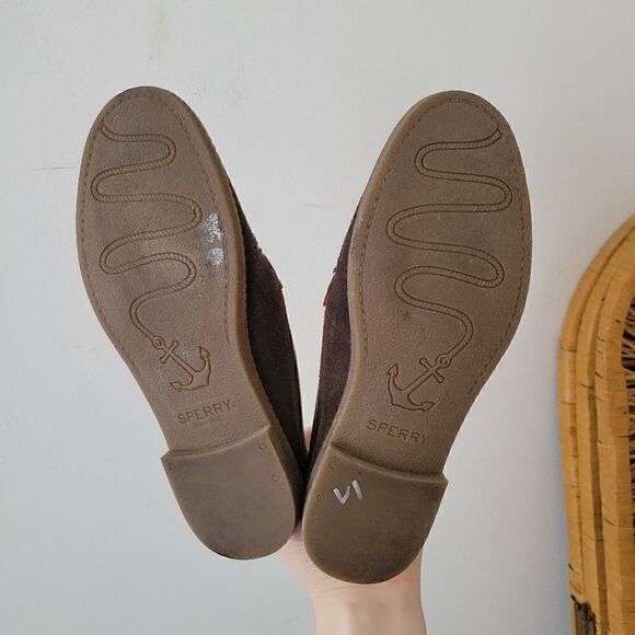 Sperry Waypoint Penny Suede Brown/Tan 5 - Picture 2 of 9